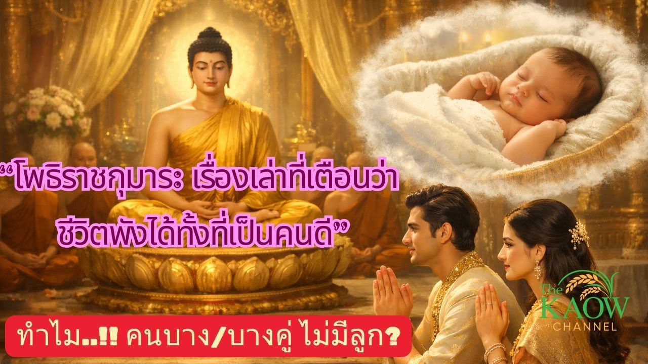 โพธิราชกุมาร: เรื่องเล่าที่เตือนว่า ชีวิตพังได้ทั้งที่เป็นคนดี”#mindsetminute