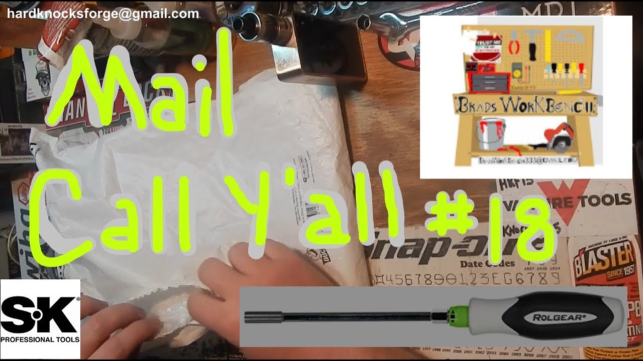 Rolgear XL ratcheting screwdriver via MCY 18 Brads Workbench
