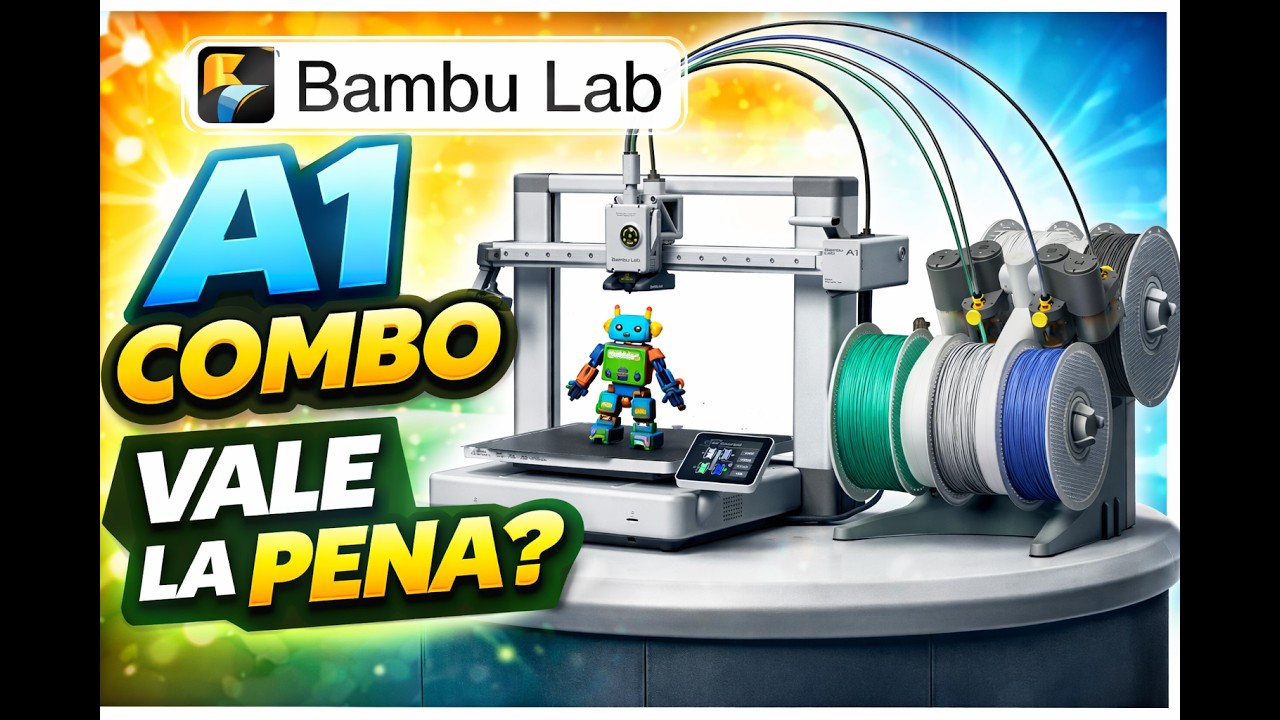 🚀 Bambu Lab A1 Combo – Vale la pena? La provo da stampatore 3D