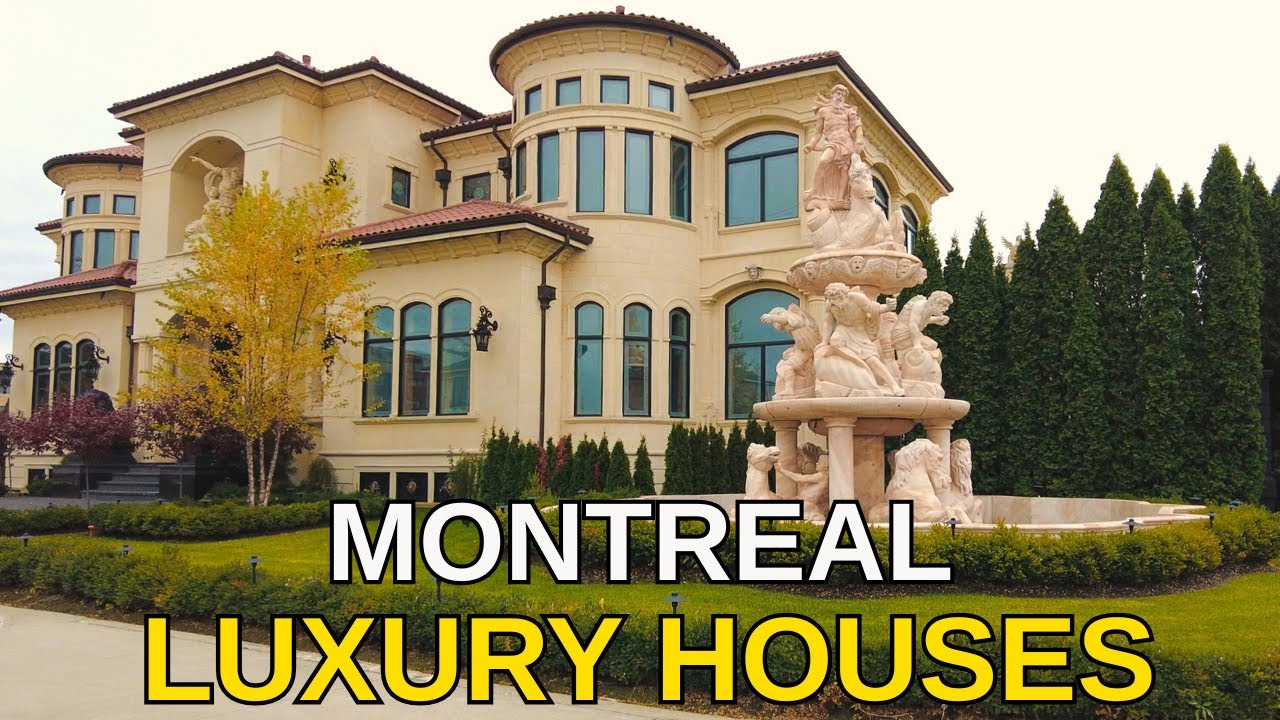 [4K] 🇨🇦 Montreal Luxury Houses Walking Tour | Multi-Million Dollar Homes in New Saint-Laurent