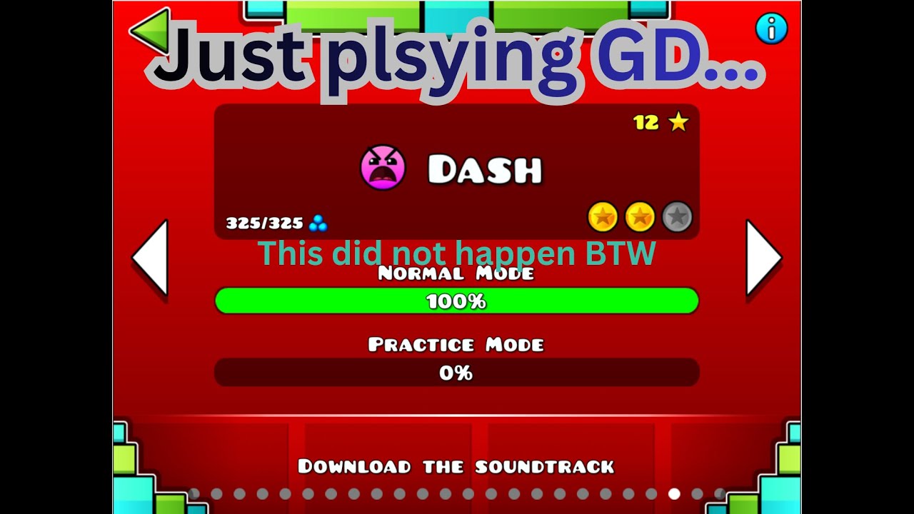 Playing GD!
