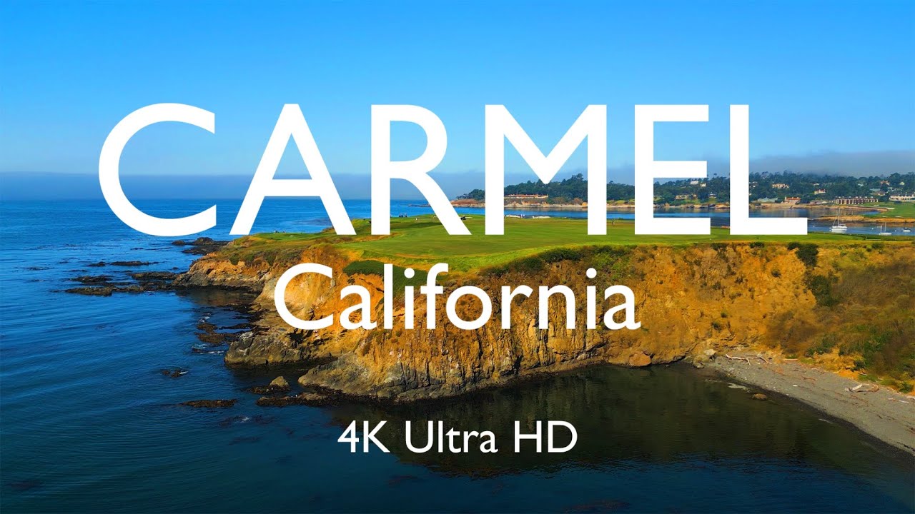 Carmel, California by Drone 🇺🇸 [4K]