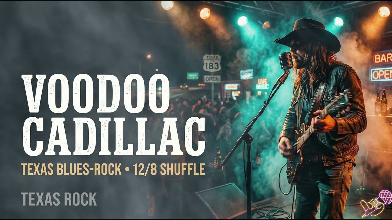 Get Ready Texas Outlaw Rock N Roll: Voodoo Cadillac #rockblues#bluesrock #texasrock#boogie