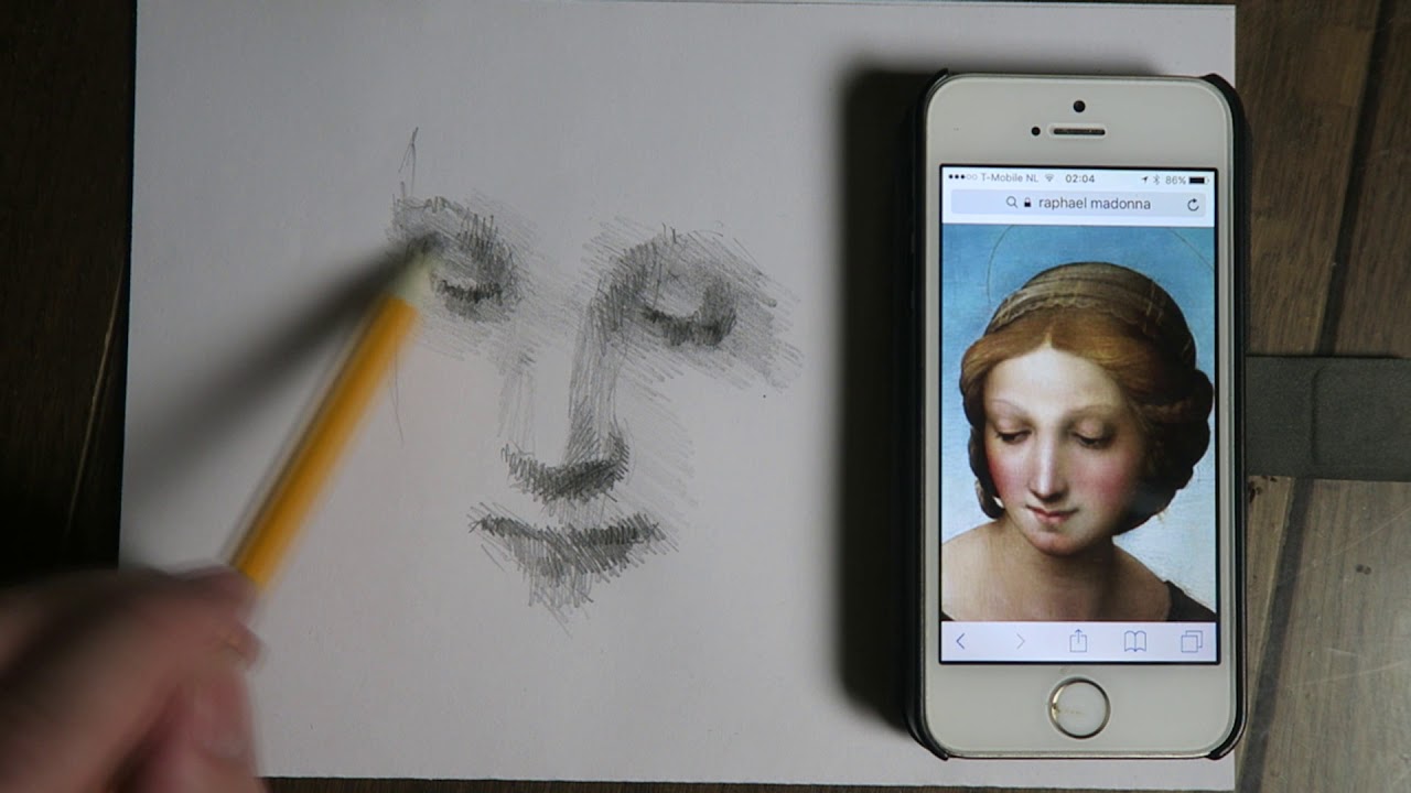 DRAWING - After raphael - Graphite pencil