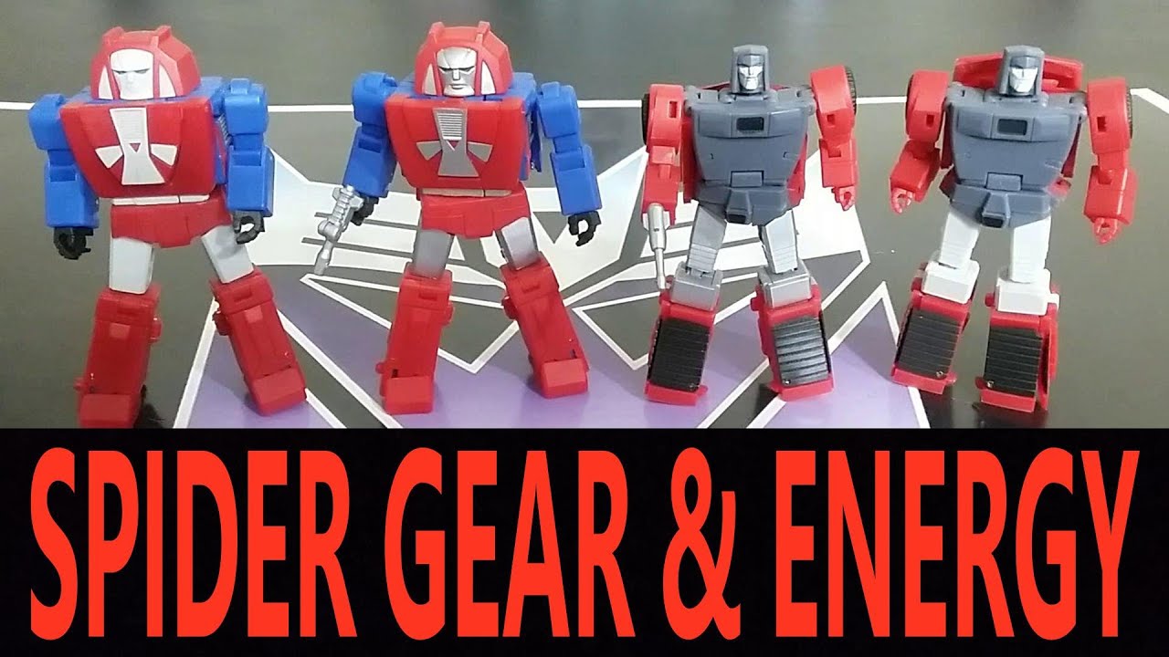 Magic Square MS-B49A Spider Gear Gears & MS-B50 Energy Windcharger Set of 2 METALLIC