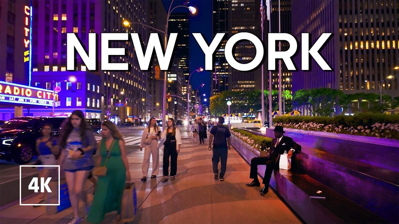 Walking in New York City / Manhattan Walking Tour 4K