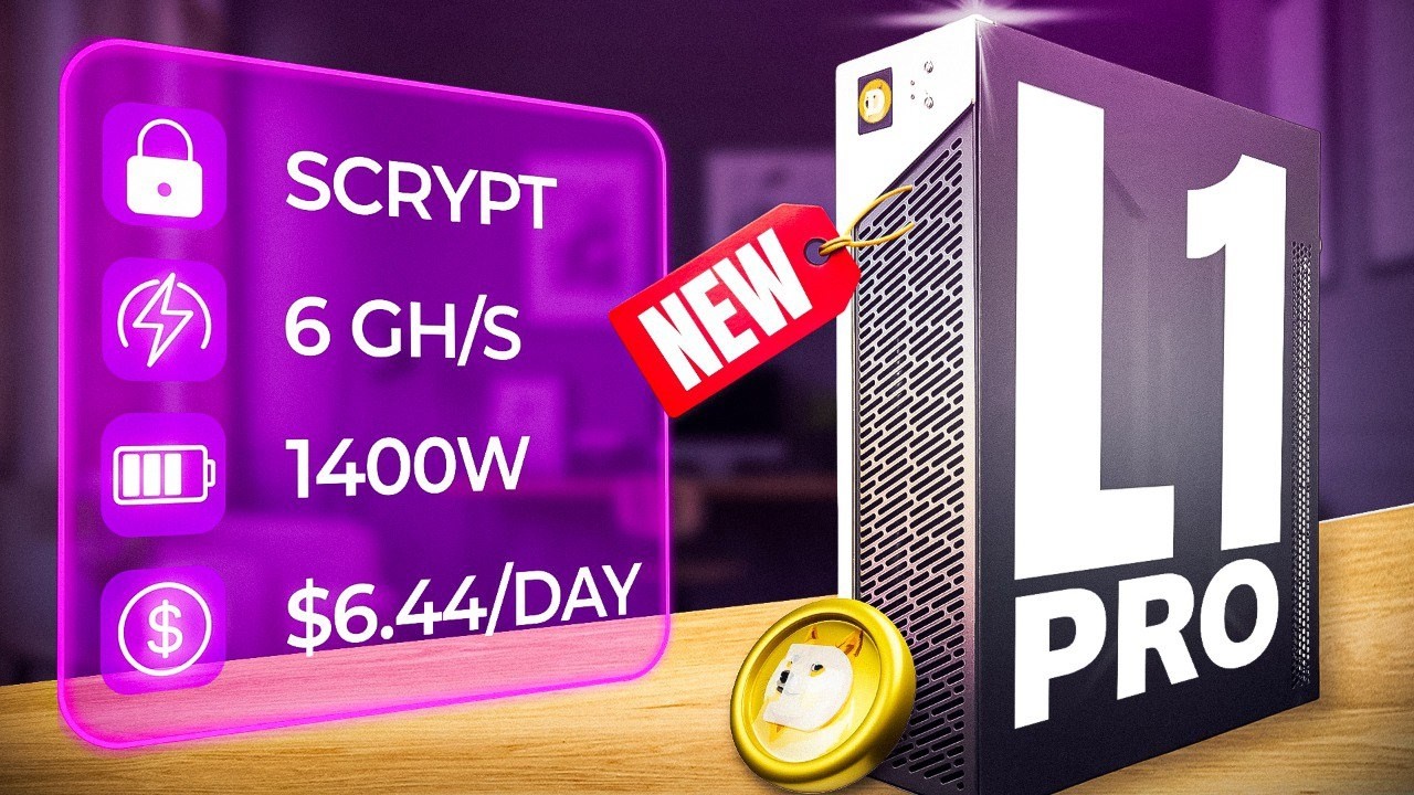 Ultimate Home DOGECOIN Miner for the Next ALTCOIN Boom! Fluminer L1 Pro