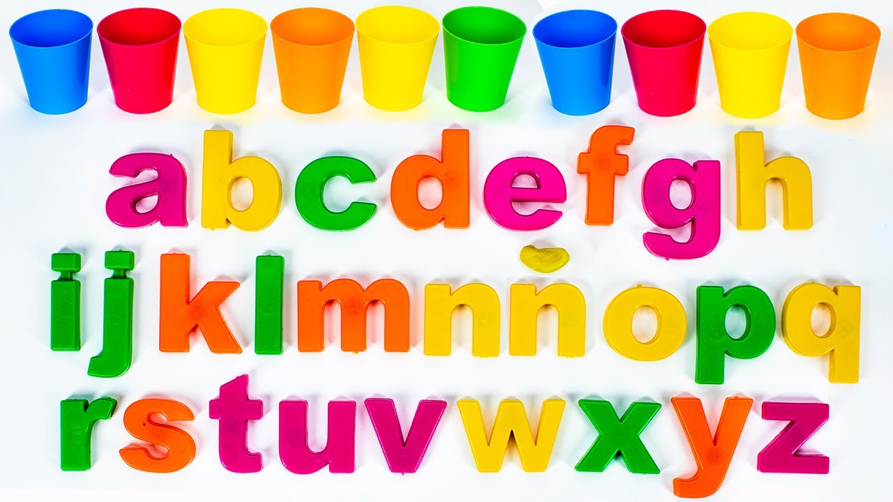 ¡Letras, colores para niños! Vídeo educativo.