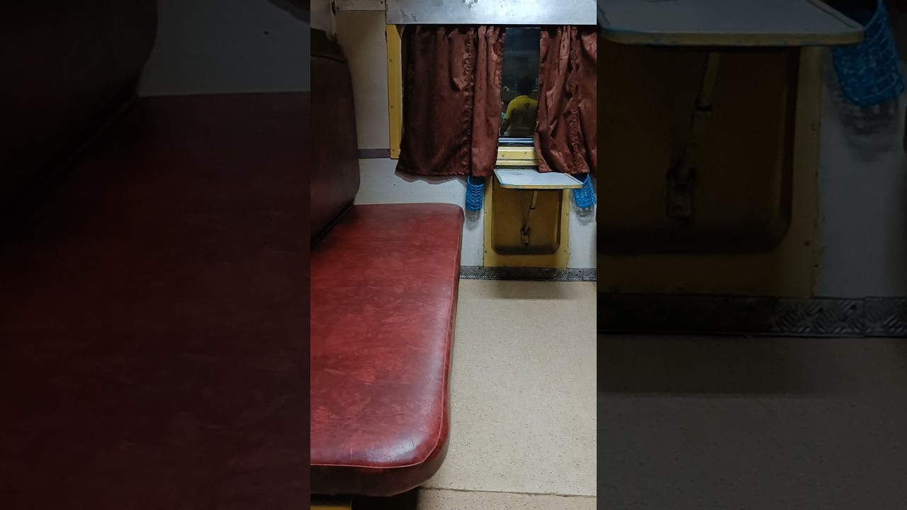 AC 3 Tier interior ICF Coach #interior #indiantrain #indianrailways #shorts #trainvideo