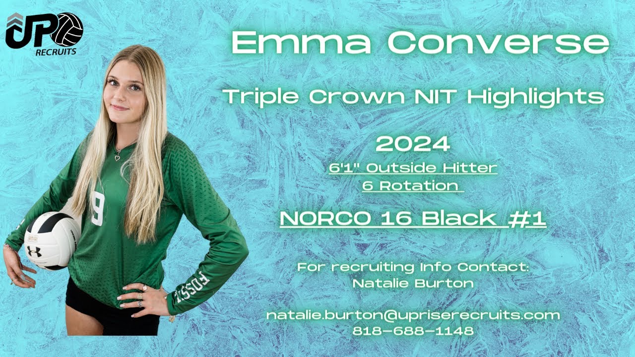 Emma Converse #1  Triple Crown Highlights