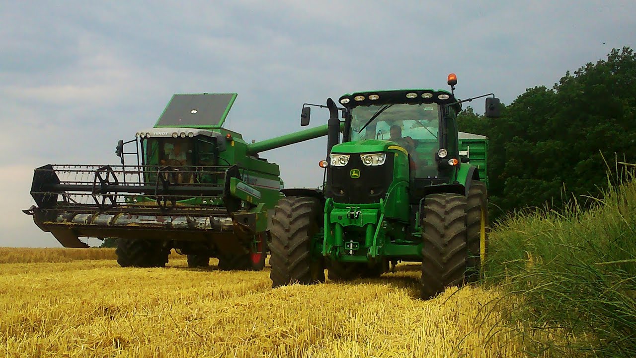 Żniwa 2015 ㋡ Jęczmień Ozimy ㋡ Fendt & John Deere w akcji ㋡ CiapekJohnnyTEAM