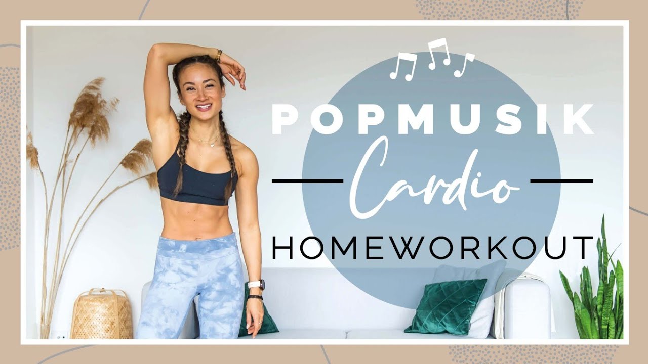 400 KALORIEN Cardio PopMusik 🎵 HOME WORKOUT | Mit Warm-Up & Cool Down | Ohne Equipment