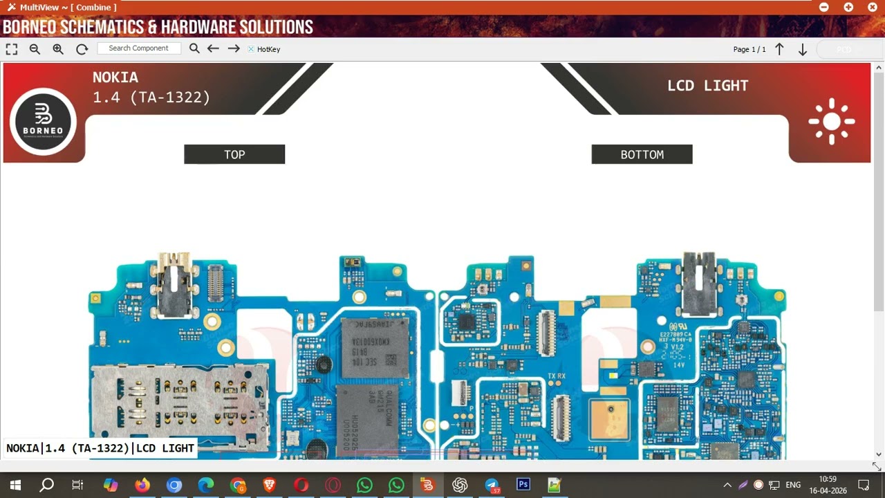 Nokia 1.4 (TA-1322)&ndash;Display & Backlight Solution #borneoschematic #rgsmstore #manojkumarsaini #rgsm