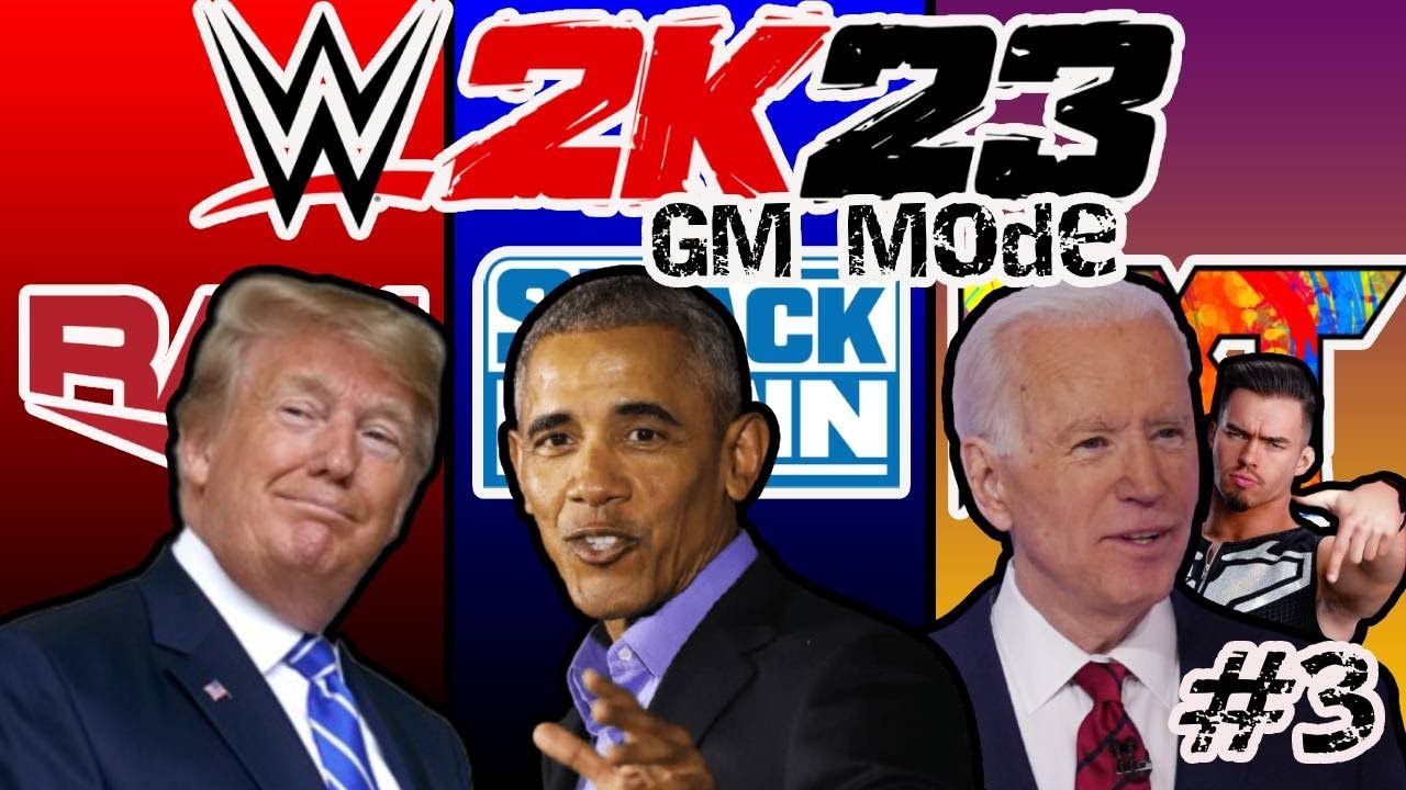 Президентское единство! — Президенты США играют в WWE 2K23 GM Mode: Эпизод 3