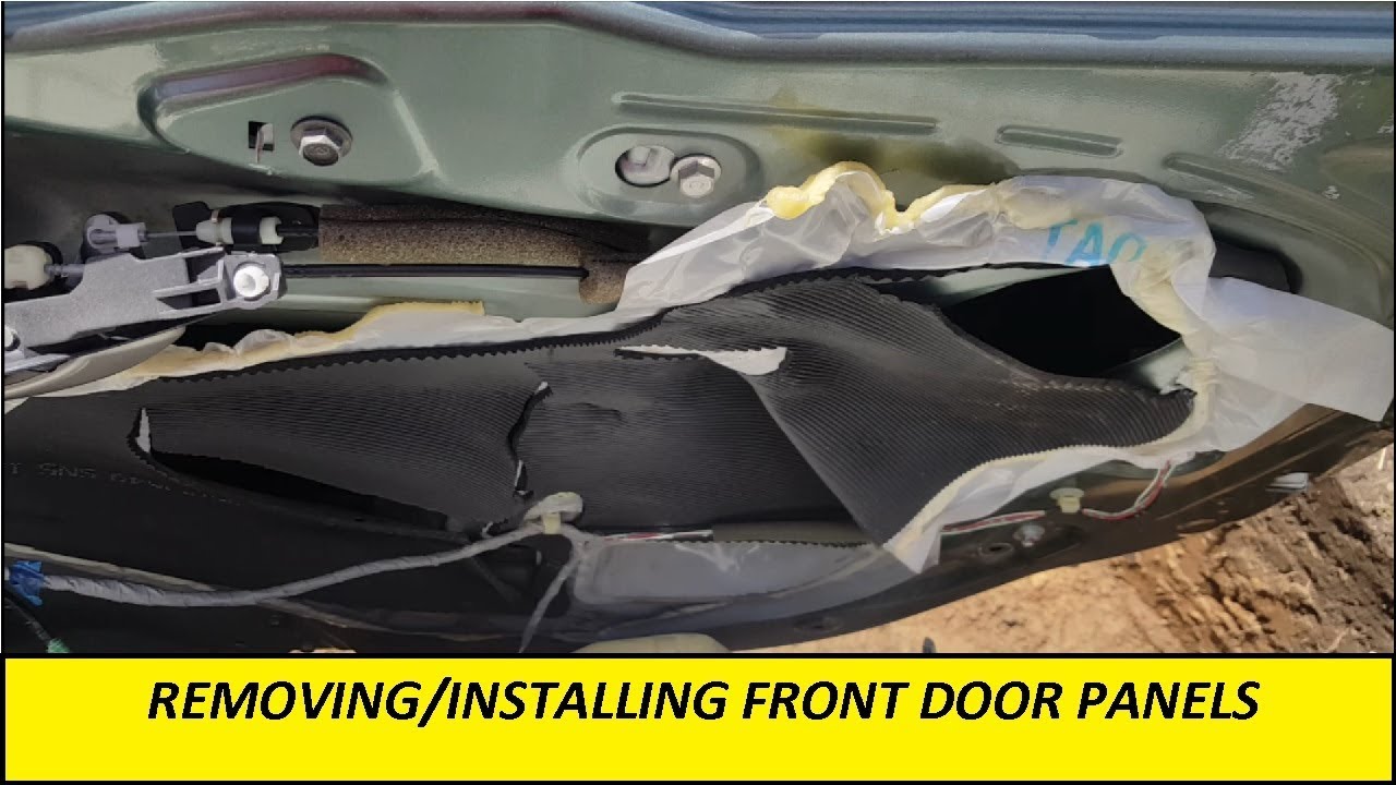 2008 (8th Gen) Honda Accord Front Door Panel Removal/Installation.