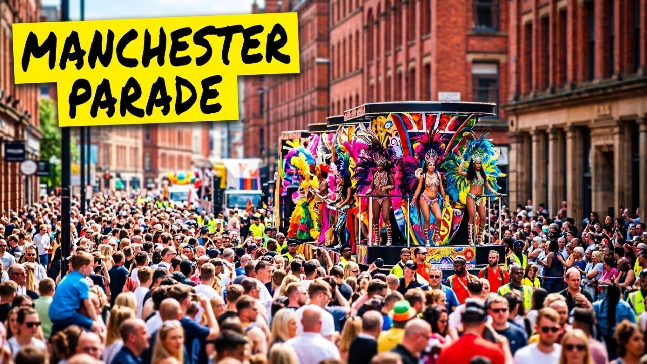 Thousands Flooded Streets for Manchester's Festival Parade