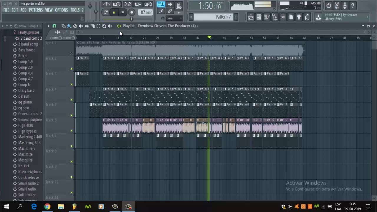 Me Porto Mal - Ozuna Ft Anuel AA (Remake/Instrumental)