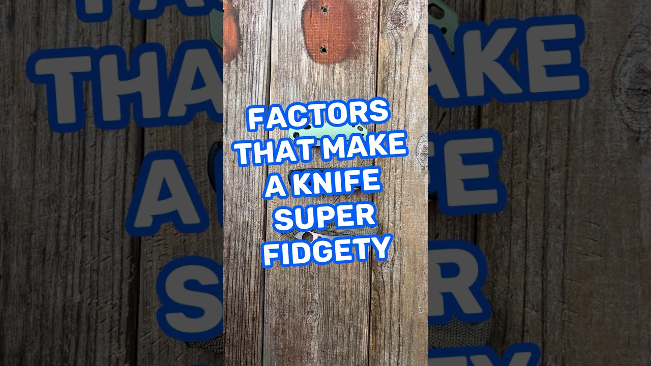 3 Super Fidgety Knives and Why #edcknife #foldingknife