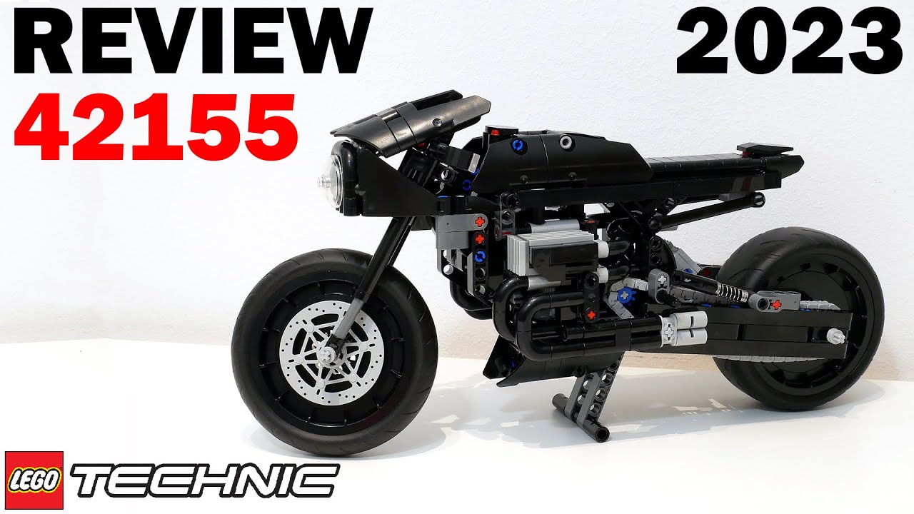 LEGO Technic Batman Motorcycle 42155 detailed REVIEW 2023