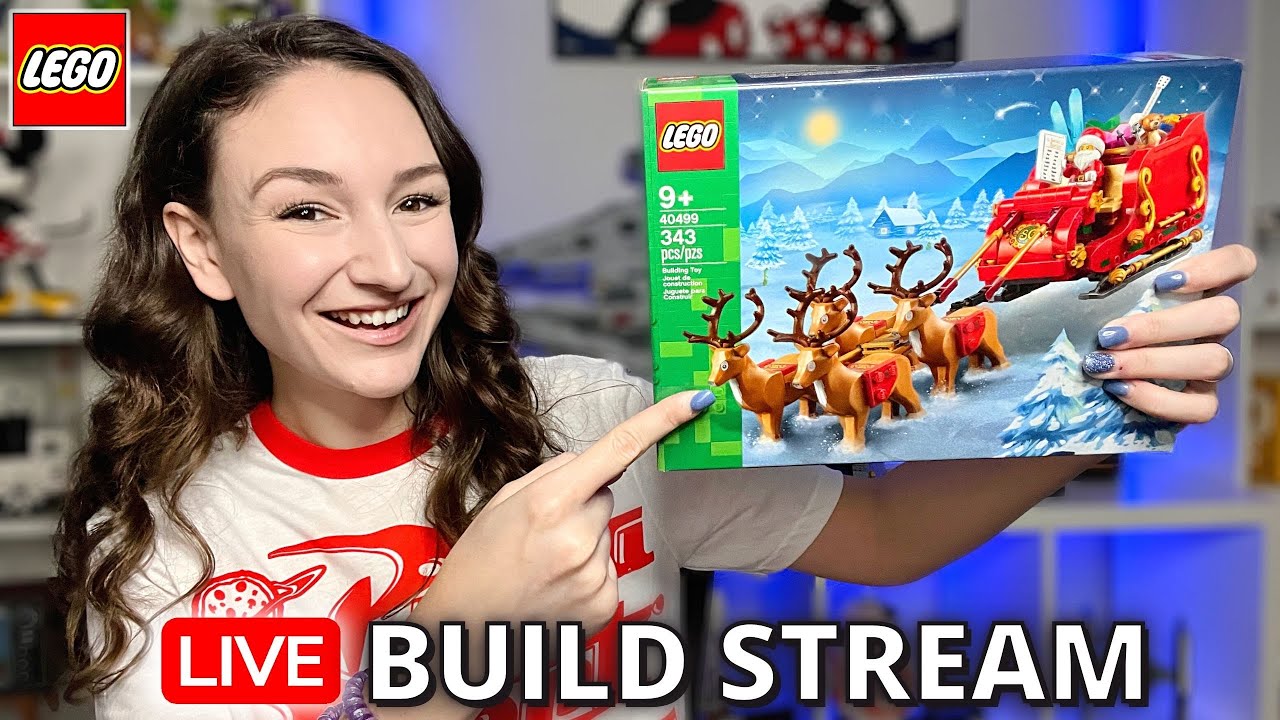🔴  Building the LEGO Reindeer Battlepack aka Santa's Sleigh! (40499)