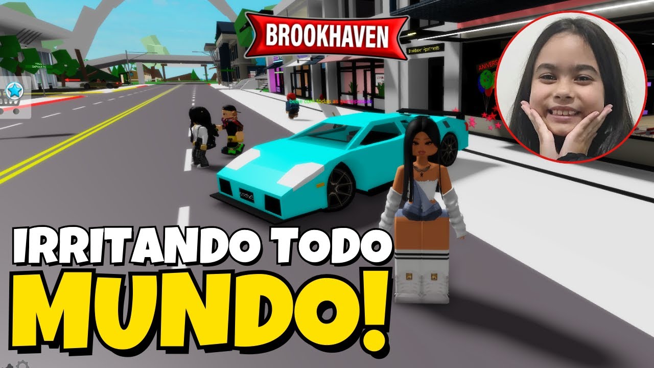 TENTEI IRRITAR TODO MUNDO EM BROOKHAVEN! 😡😂 | ROBLOX BROOKHAVEN RP