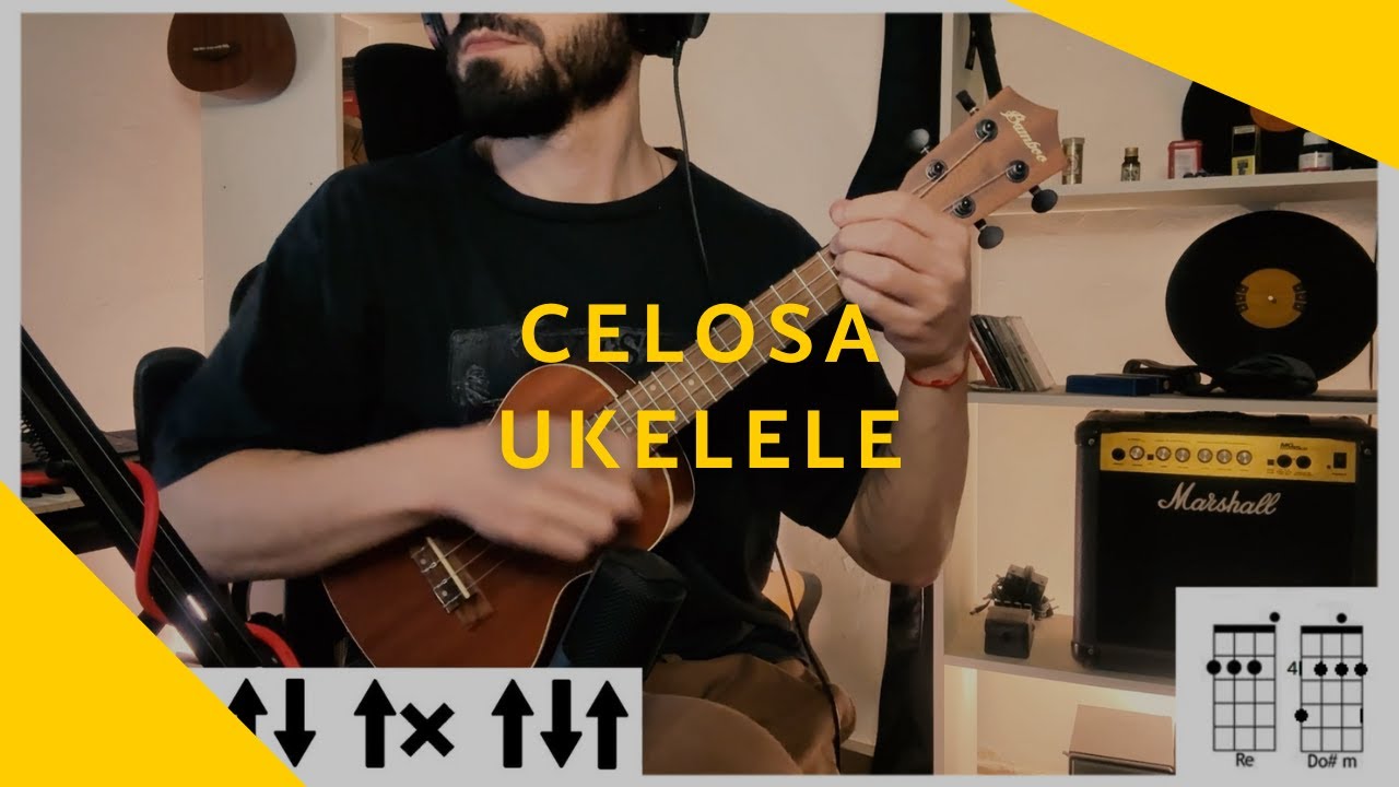 REGGAETON Y CUMBIA CON UKELELE | Celosa - J Balvin Ke Personajes  (cover/tutorial) MartinLopez