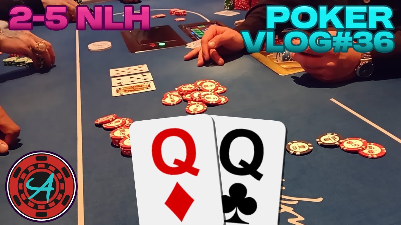 Knowing when an over pair is NO GOOD, but also when middle pair is GOOD! | 2-5 NLH | Poker Vlog #36