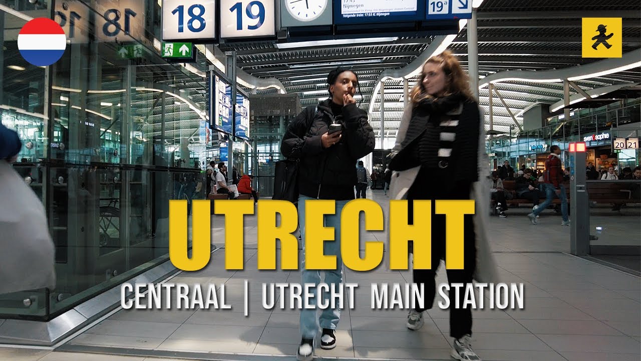Utrecht Centraal | Walking in Utrecht Main Station, Holland 