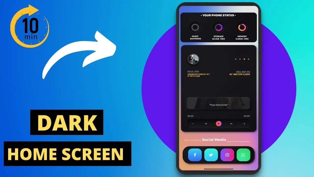 Dark nova launcher themes | Best nova launcher setups 2022 | Android customization 