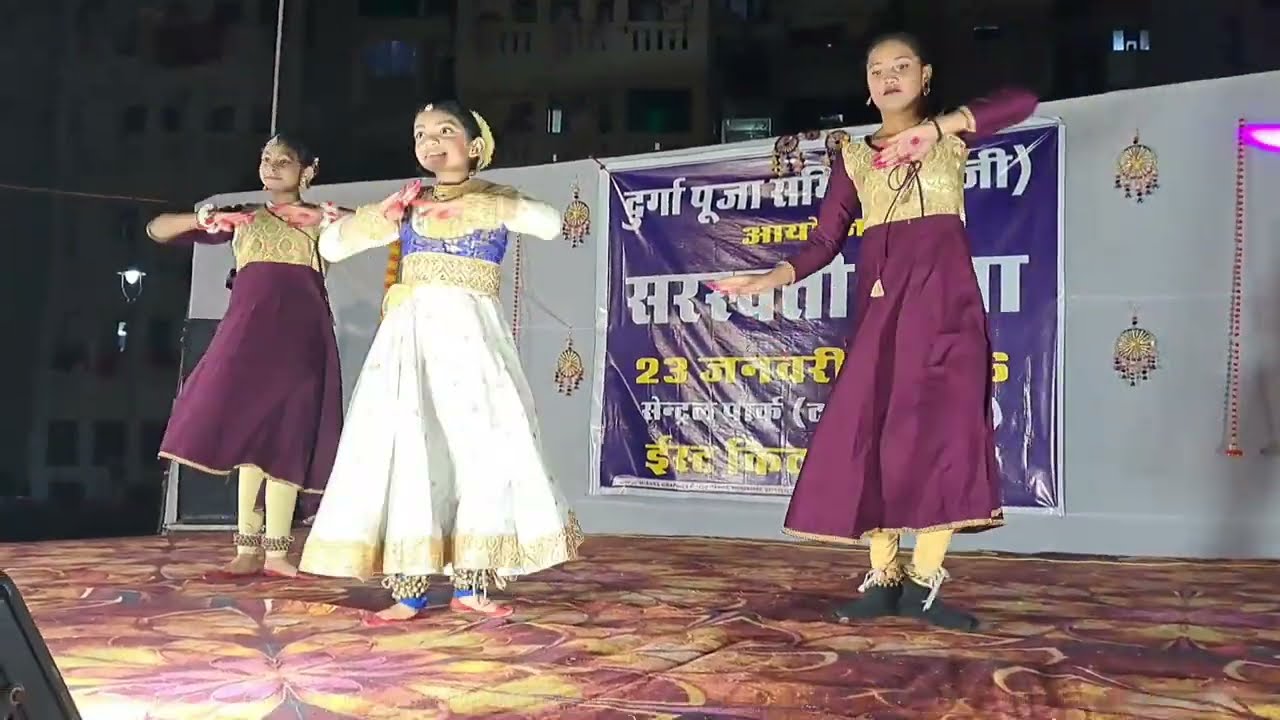 छोटे बच्चों की कथक तीनताल प्रस्तुति👌😍Kathak Teental|GroupPerformance|Classical#masakkali #vedanshi  