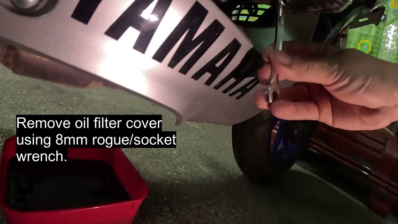 Yamaha R15M | Change Oil & Oil Filter | Motul 3000 4T 10w40 | Goyoworkz