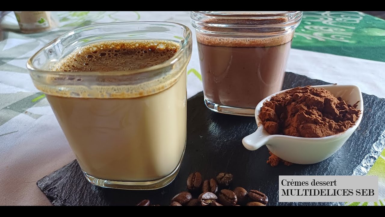 MULTI DELICES SEB  Crèmes dessert au café et chocolat 🍫