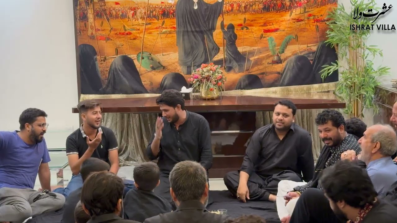 Khuda ko Aik Adad pe Hussain le aye | Manqabat by Hassan Adil Malik | Ishrat Villa | 17 Safar Majlis