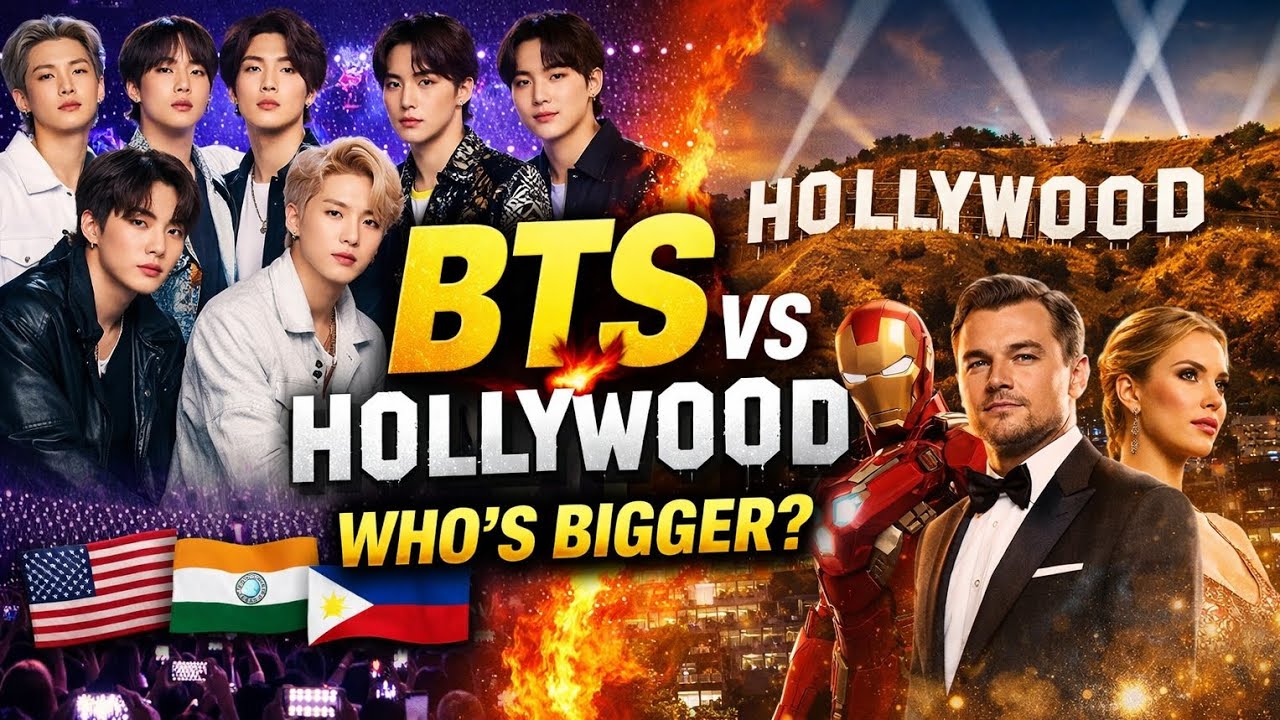 BTS vs Hollywood: How 7 Korean Idols Took Over the USA, India & Philippines 🔥🌍