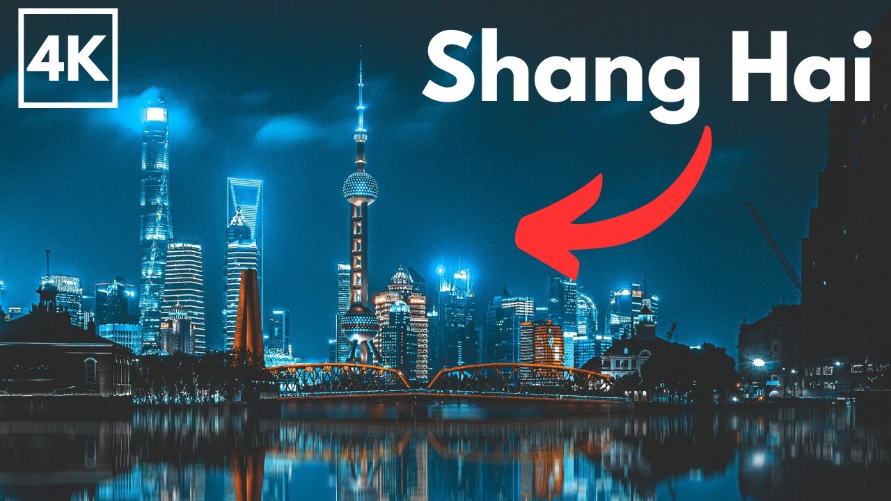 Shanghai City Night Lights: A Stunning 4K Journey Through Shanghai Tower | China Travel