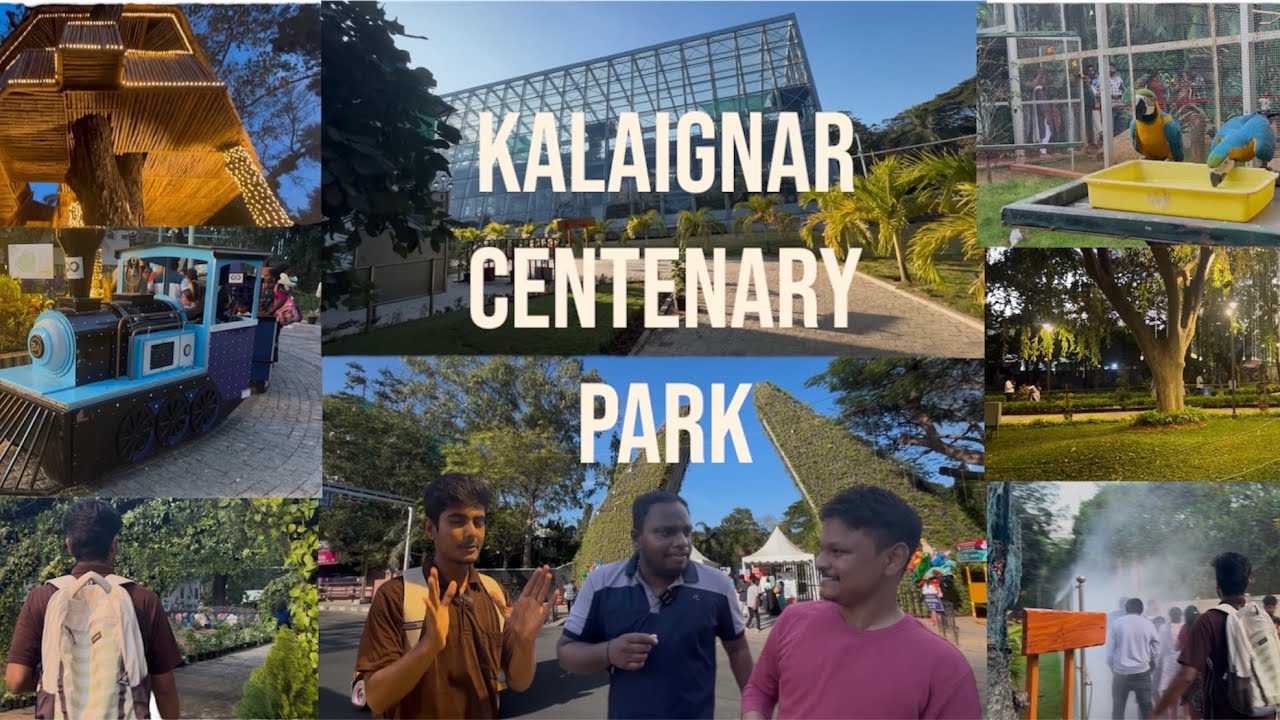 🌟கண்ணு கவரும் Chennai Park😍||🌿Weekend-க்கு Perfect Spot! Kalaignar Park-ல என்ன இருக்குனு பாத்தீங்களா