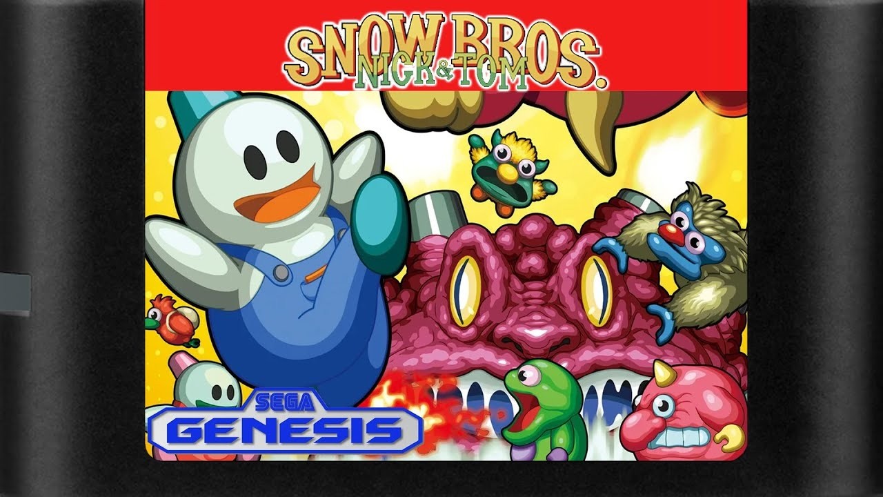 🕹 Snow Bros Sega Genesis Stage 1🔥