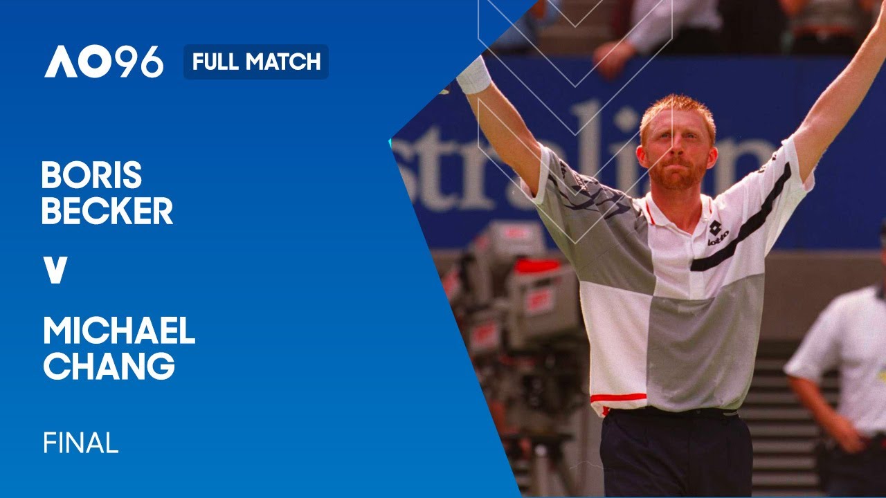 Boris Becker v Michael Chang Full Match | Australian Open 1996 Final