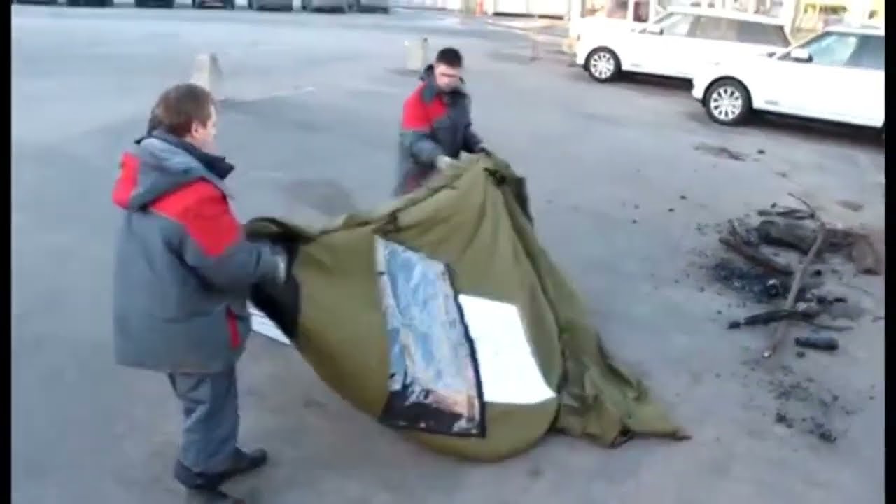 Палатка кабельщика с алюминиевым каркасом