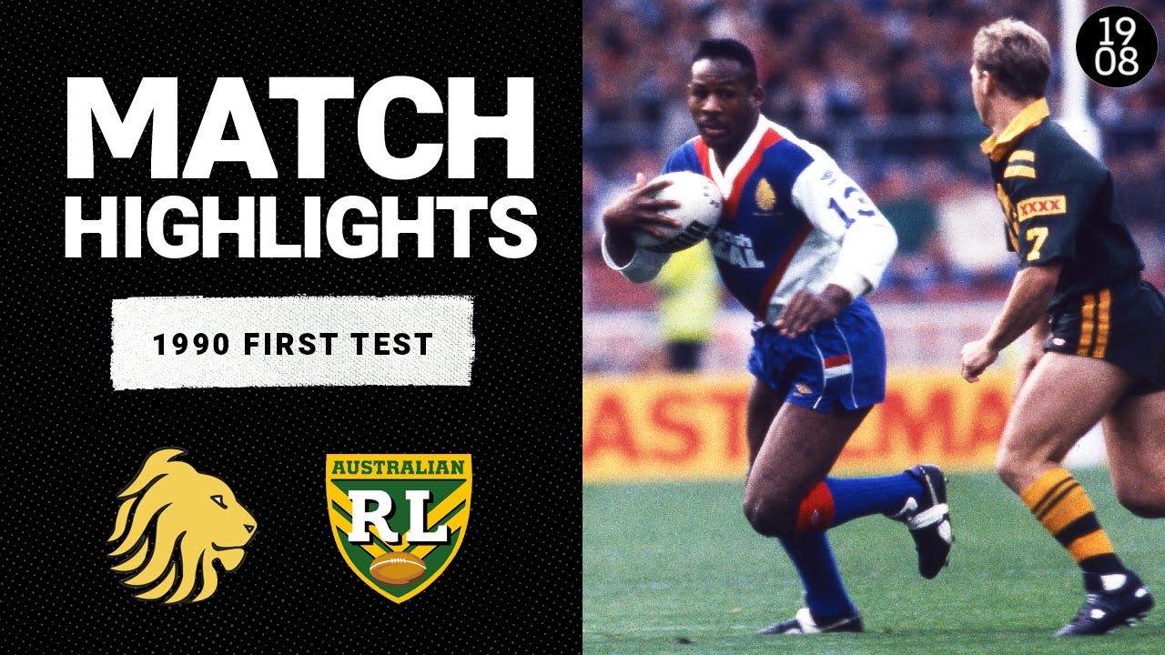 Great Britain v Australia | 1990 First Test | Classic Match Highlights