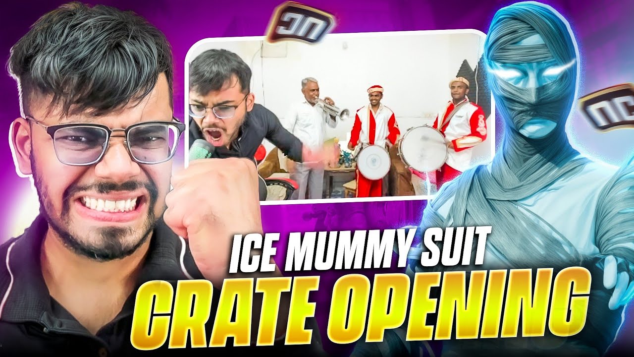 50,000 UC Glacier Mummy Suit Opening in BGMI -  Casetoo 