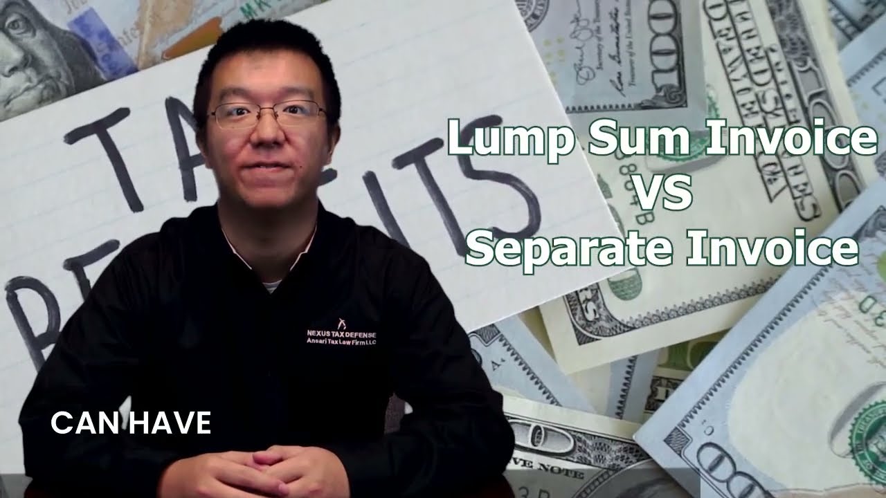 Texas Lump Sum and Separate Invoice Sales Tax Rules Explained - Mansoor Ansari Attorney