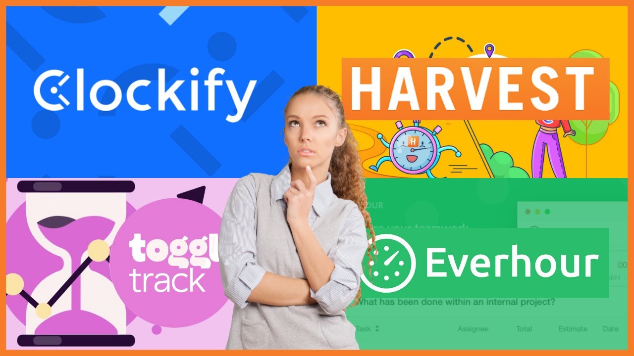 Best Time Tracking Software | Clockify vs Harvest vs Toggl vs Everhour