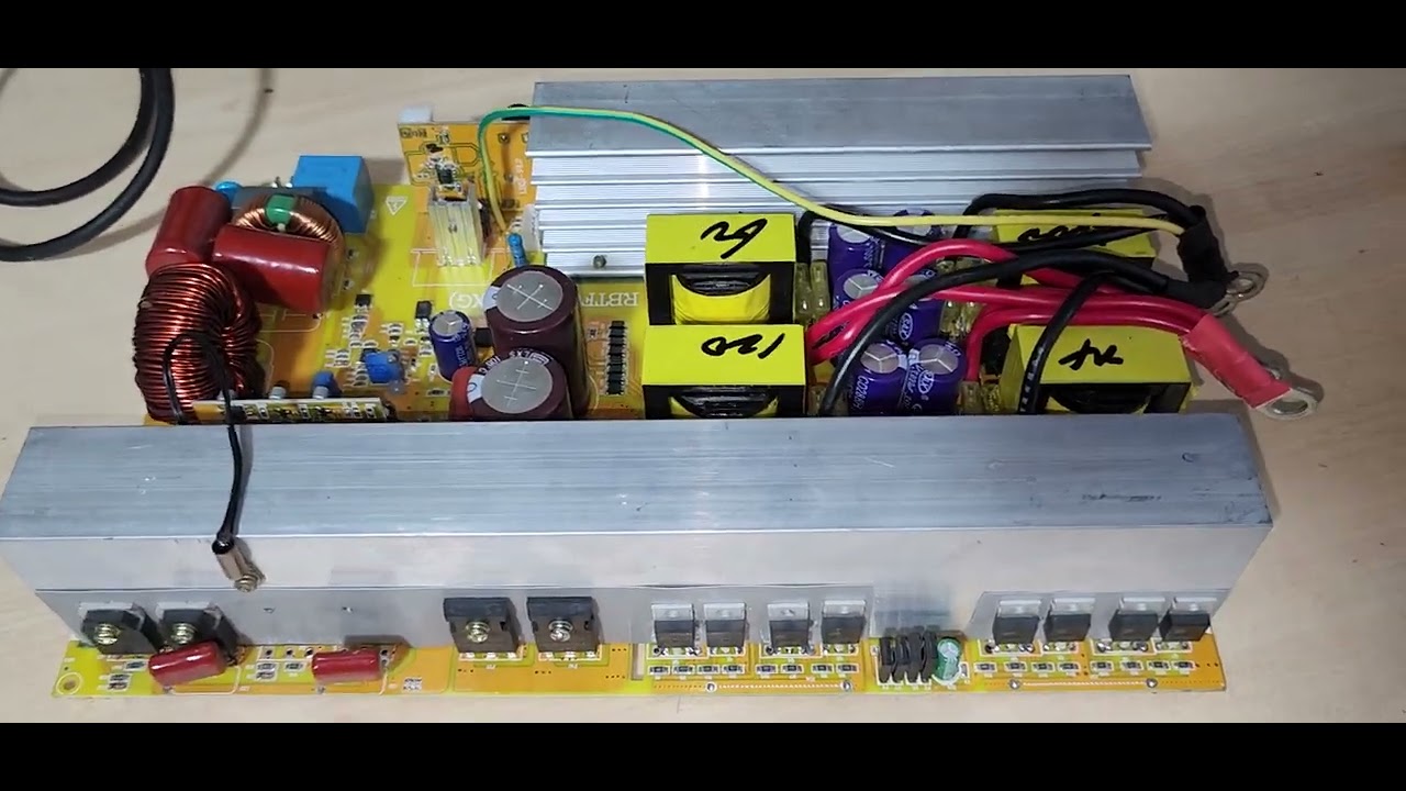 Reparando Inversor de onda pura senoidal 3000W/24V Reliablepower Parte1