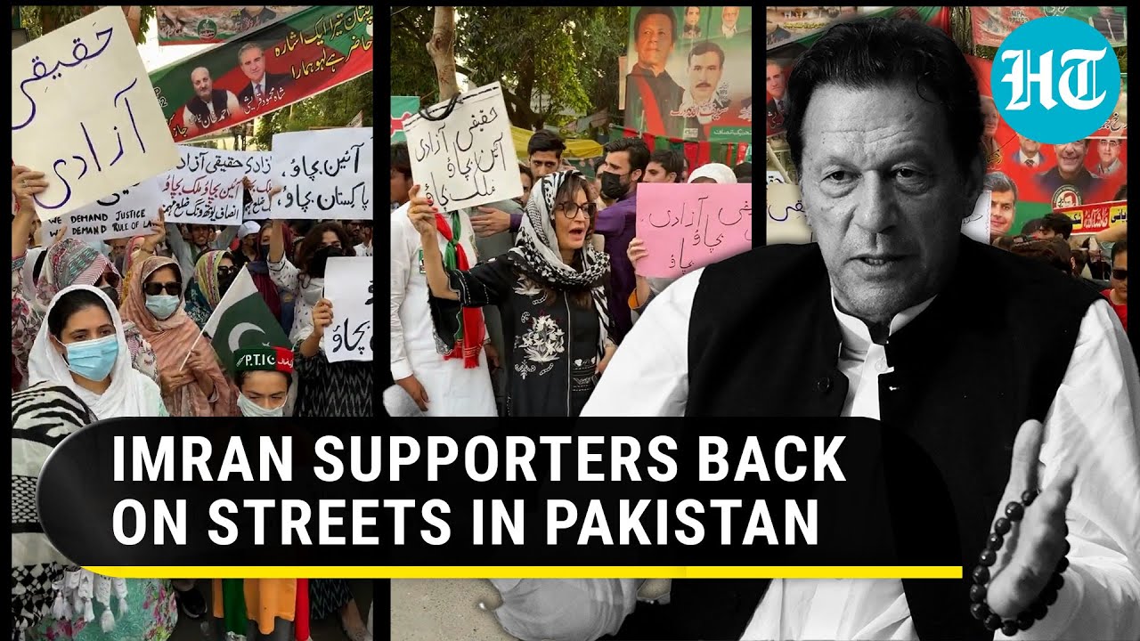 Imran Khan supporters back on Pakistan streets for 'Real Azadi' | Watch