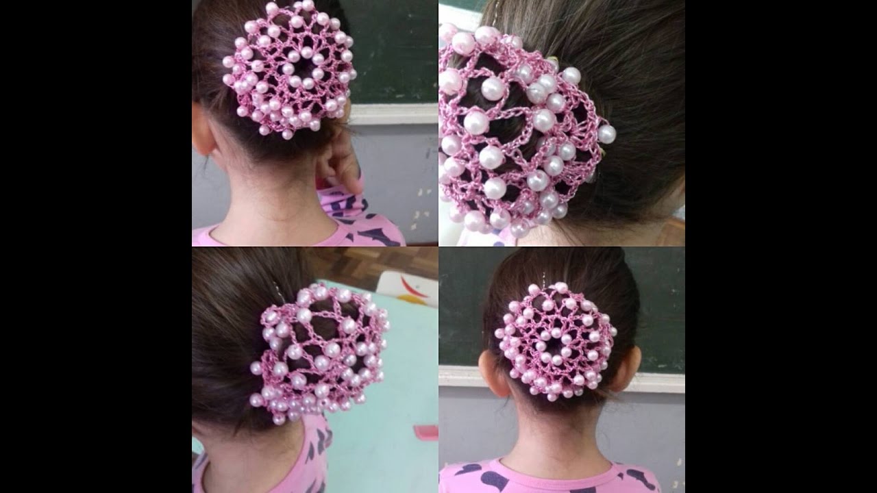 REDE PARA COQUE BALLET CROCHÊ COM PEROLAS TUTORIAL MARLY THIBES