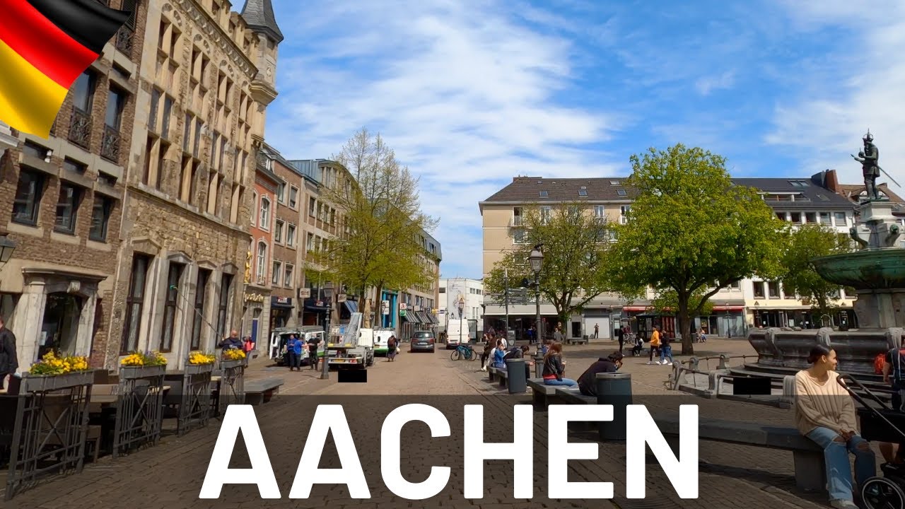 AACHEN Driving Tour 🇩🇪 Germany || 4K Video Tour of Aachen