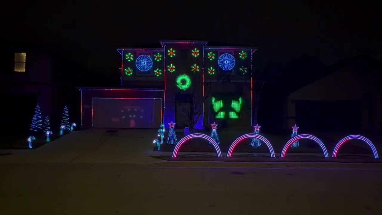 Christmas Morning Feeling from the movie Spirited - Christmas Light Show