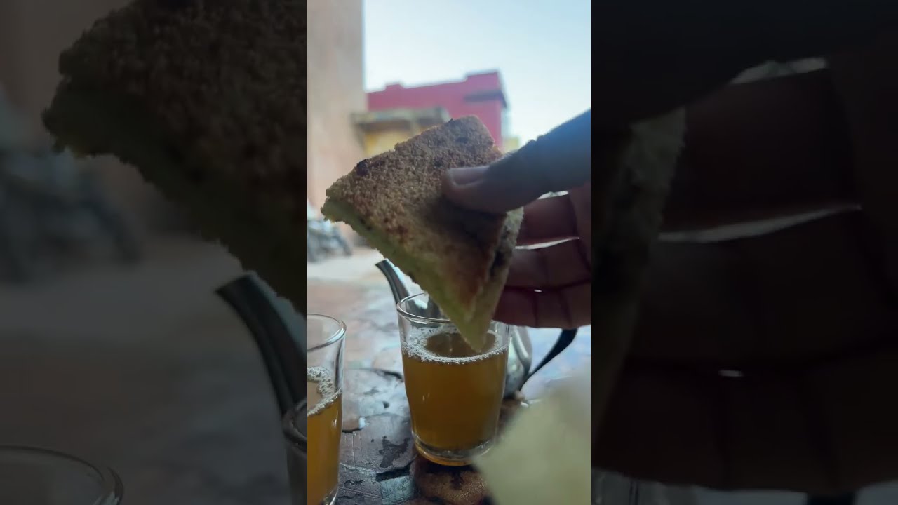 تجربة فطور شعبي ف مكناس 🇲🇦 أتاي و الحرشة بالخليع ف باب جديد