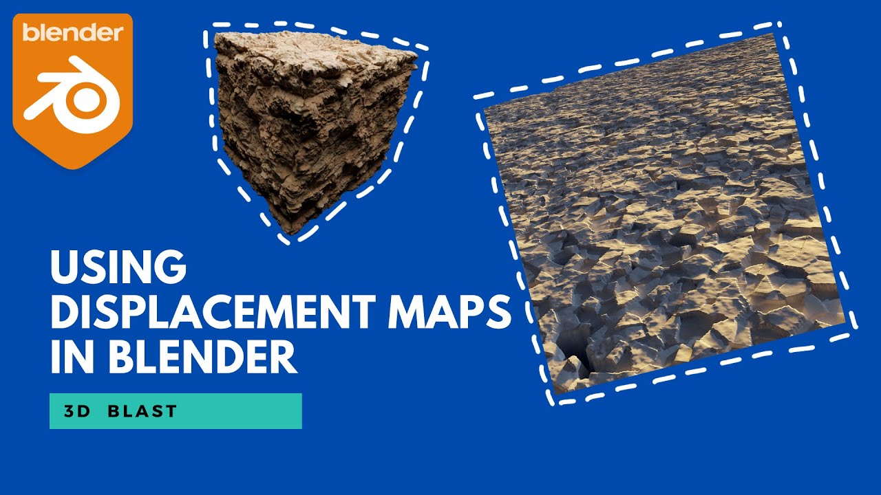 Using displacement maps in Blender
